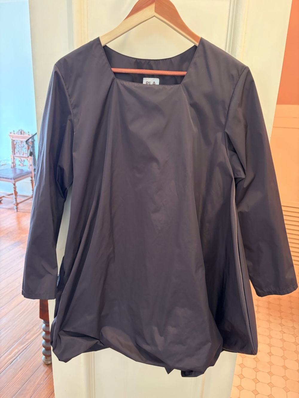 PLANET Navy A-Line Tunic Dress with Long Sleeves